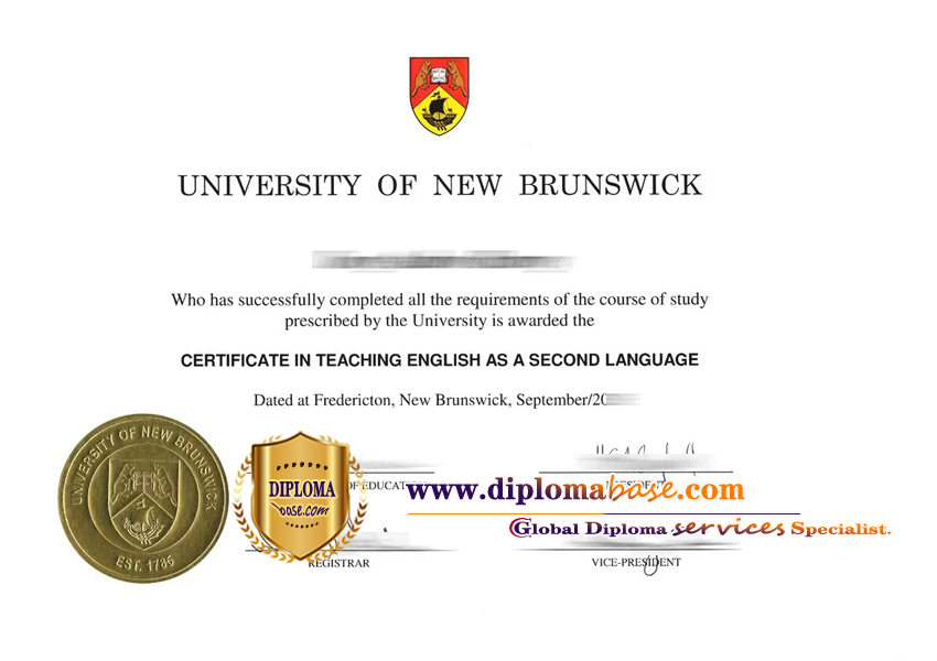 Fake degree from the University of New Brunswick?