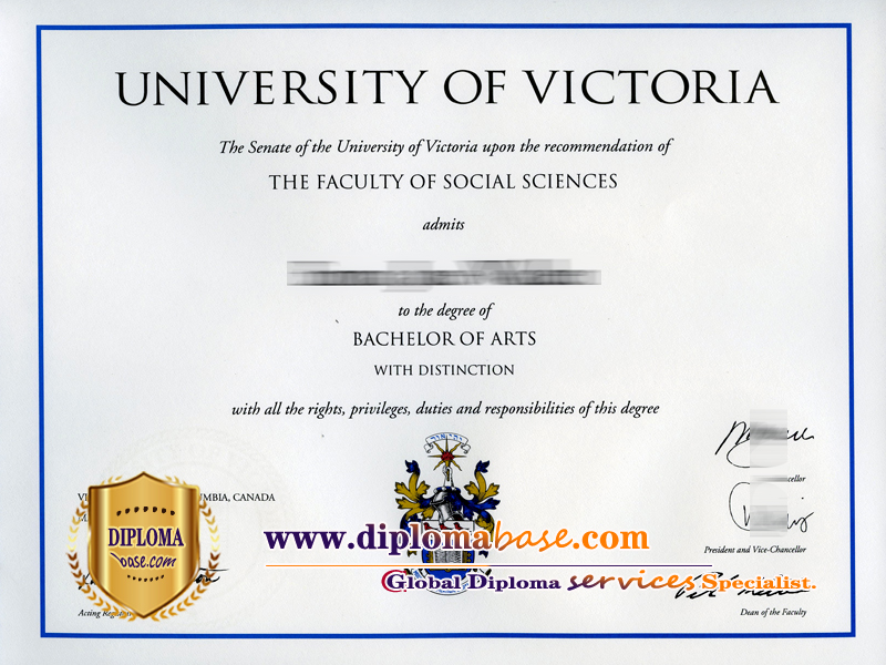 Fake degree from University of Victoria, Canada.