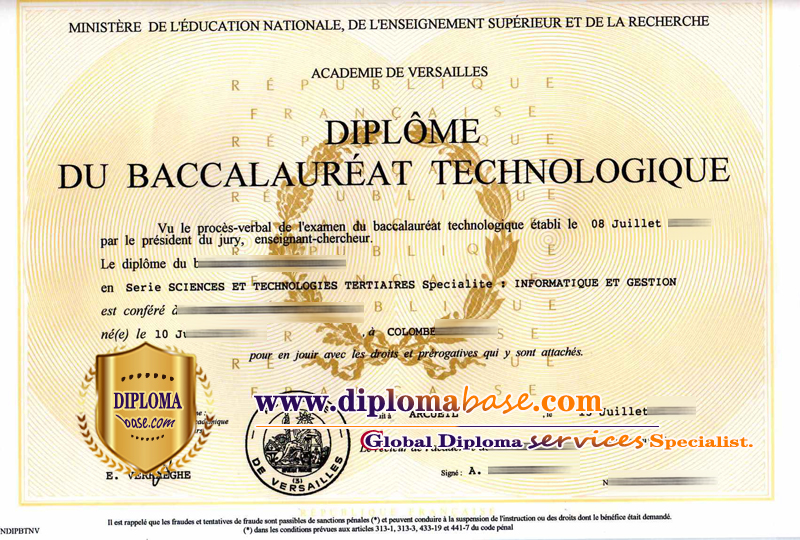 How to buy a fake Versailles diploma quickly?