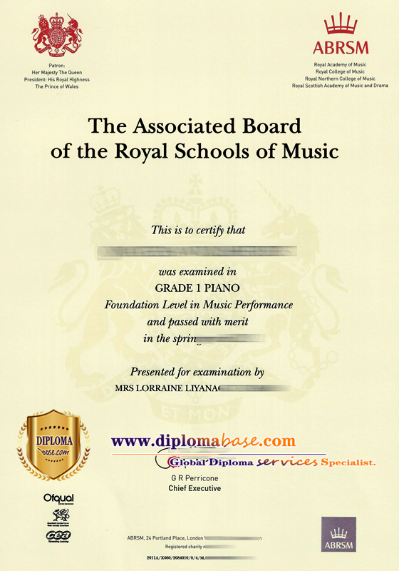 Buy a fake diploma from the Royal Academy of Music Association online.