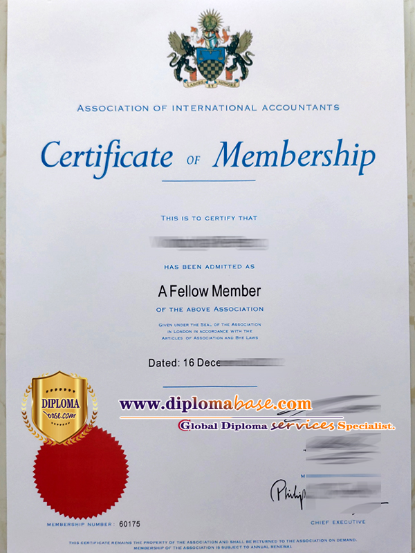 Quickly buy a British Institute of International Accountants certificate.