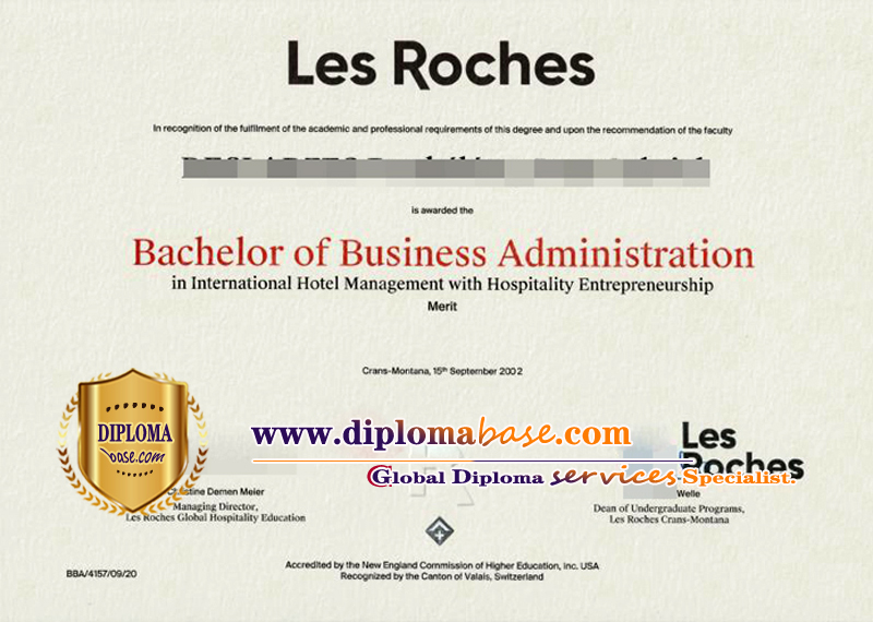 Bachelor degree in Hotel Management from Switzerland-