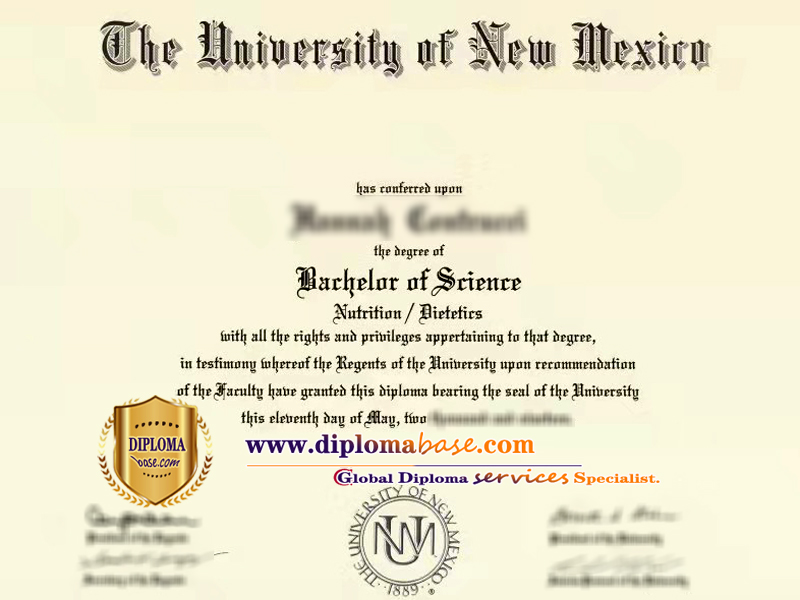 How to buy a Bachelor of Science degree in Nutrition from the University of New Mexico.
