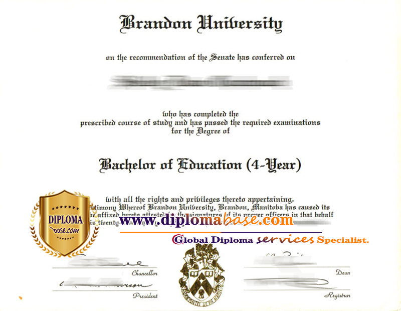 How to get a fake degree from Brandon University?