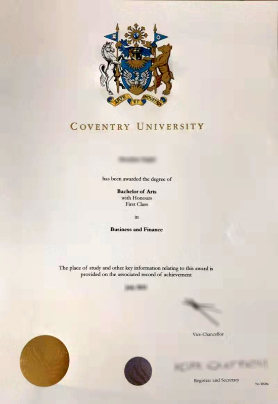 Can I design a fake Coventry University degree for free?