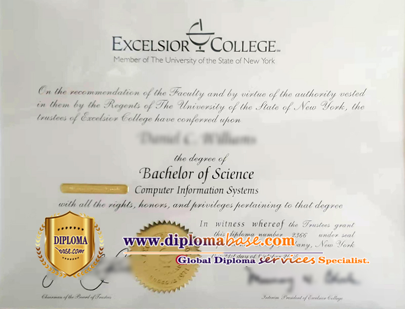 Fake excelsior college degrees can be purchased as soon as a few days.