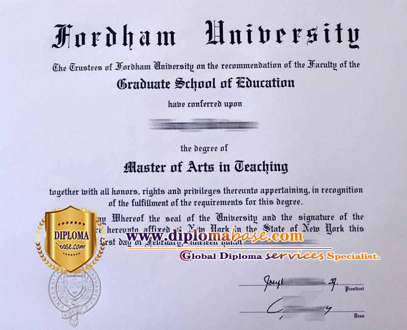 I want to buy a fake Fordham degree in the United States.