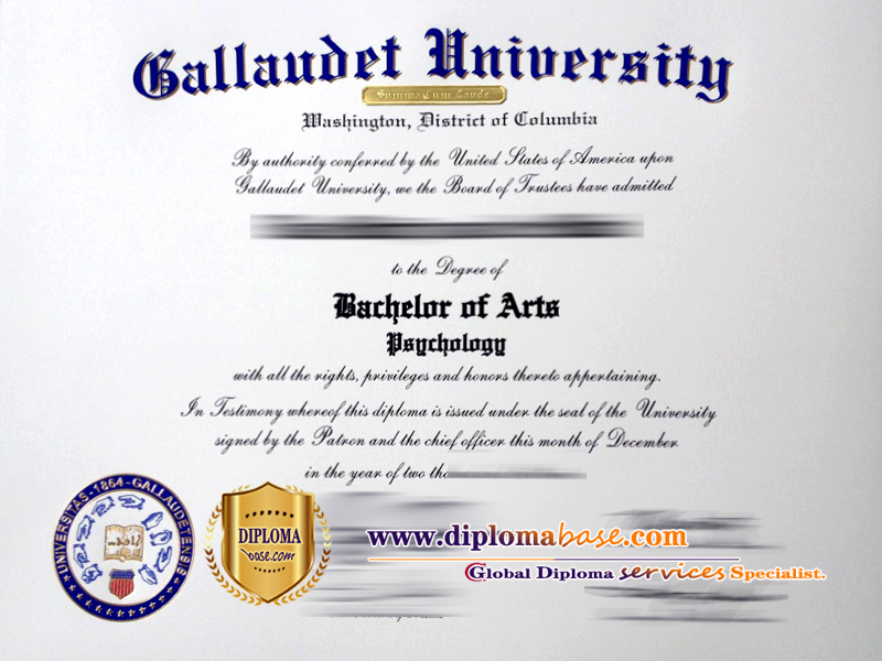 How long does it take to buy a fake Gallaudet degree?