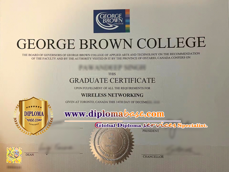 George Brown College Diploma Generator.
