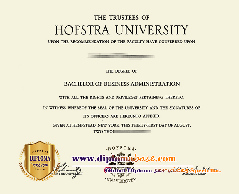 Can you get me a fake degree from Hofstra?
