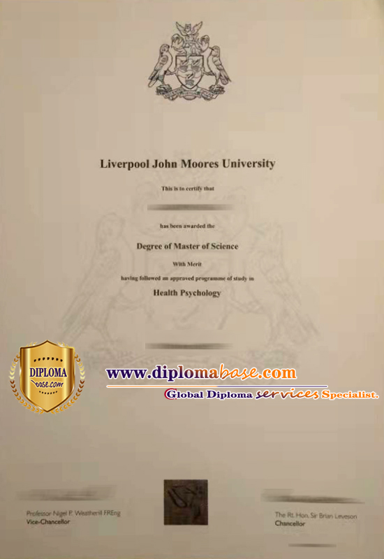 Quickly buy a fake diploma from Liverpool John Moores University.