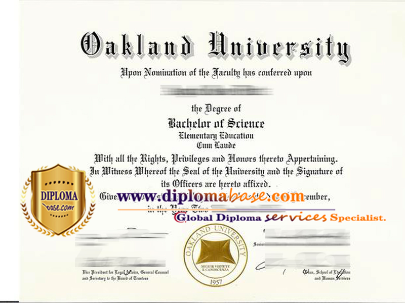 How to Buy an Oakland university Diploma online?