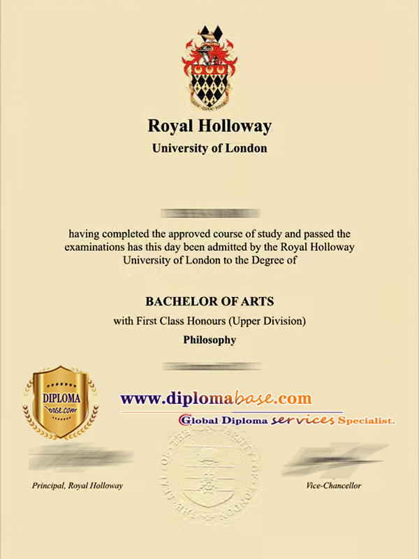 How much is a fake Royal Holloway diploma?