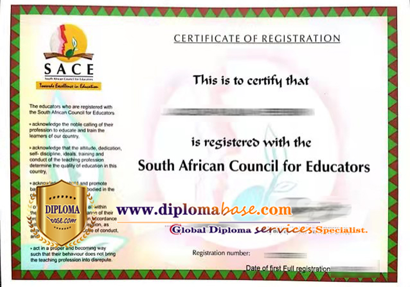 How to buy a South African SACE certificate