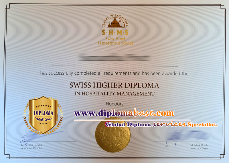 Purchase a SHMS degree certificate online.