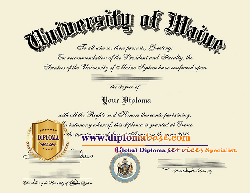 How to order a fake University of Maine undergraduate diploma.