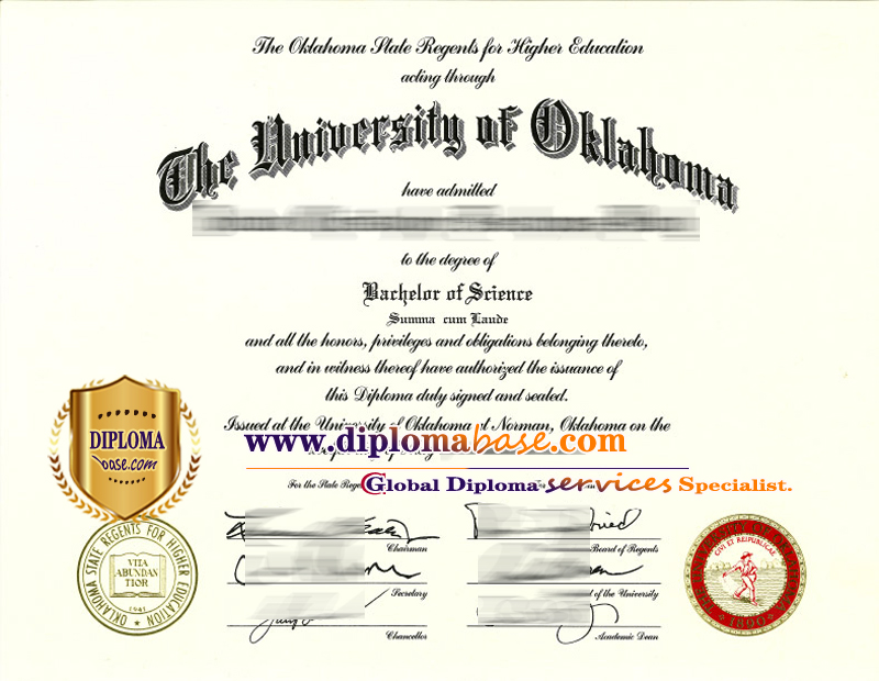 How much does a fake degree at the University of Oklahoma cost?
