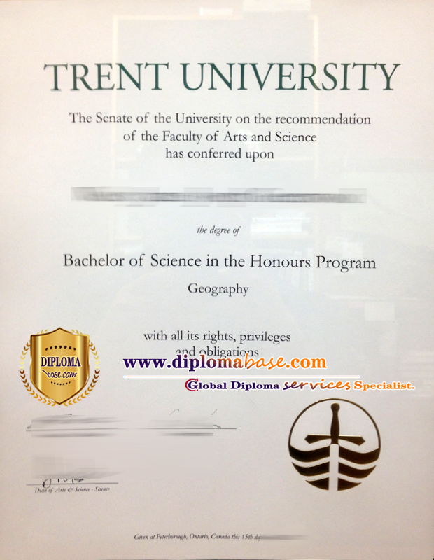 How to get a fake diploma from Trent University fast.