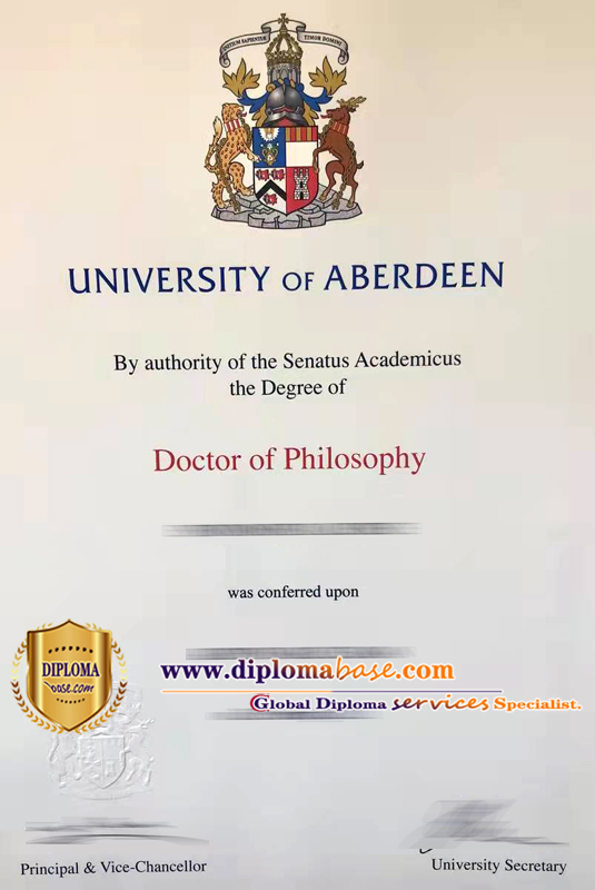 How to legally obtain a degree from the University of Aberdeen.