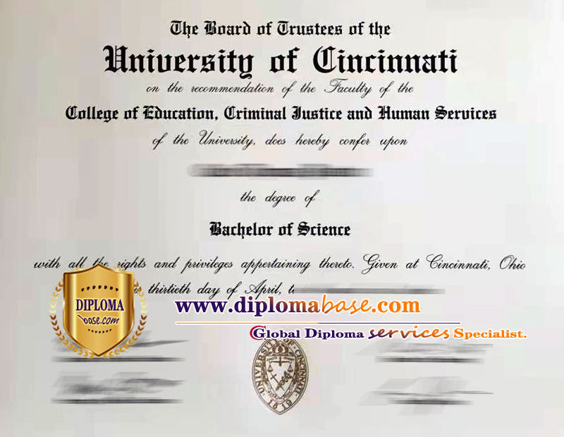 How much does a fake degree at the University of Cincinnati cost?
