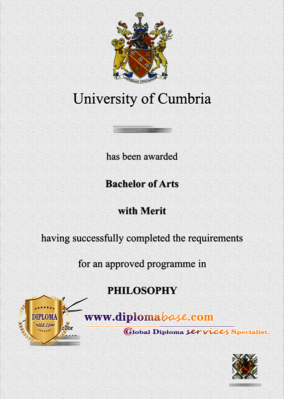 Forged transcripts and degrees from the University of Cumbria.