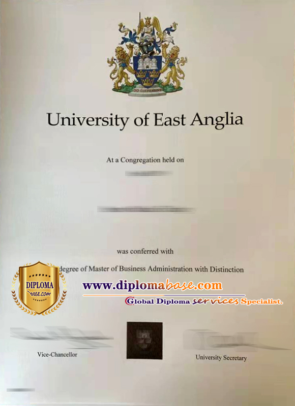 How to forge a fake University of East Anglia degree.