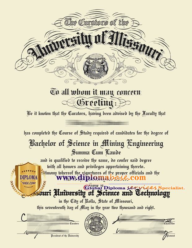 How much can I get a copy of my University of Missouri diploma?