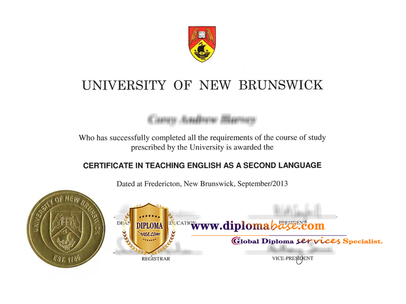 How to safely buy a fake degree from the University of New Brunswick.