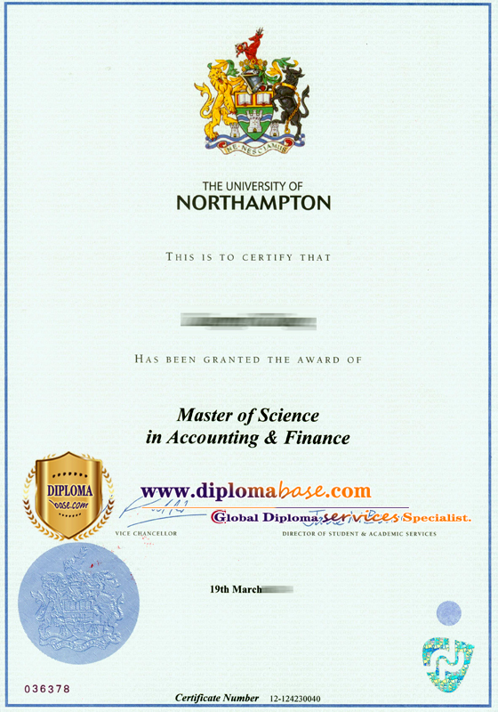 Fast purchase Northampton University Undergraduate diploma.