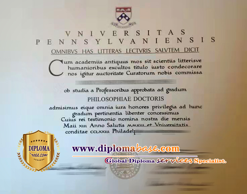 Perfect copy of a fake University of Pennsylvania degree.