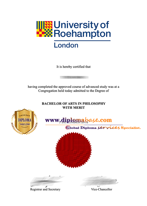 Where to buy a fake degree from Roehampton University in London.