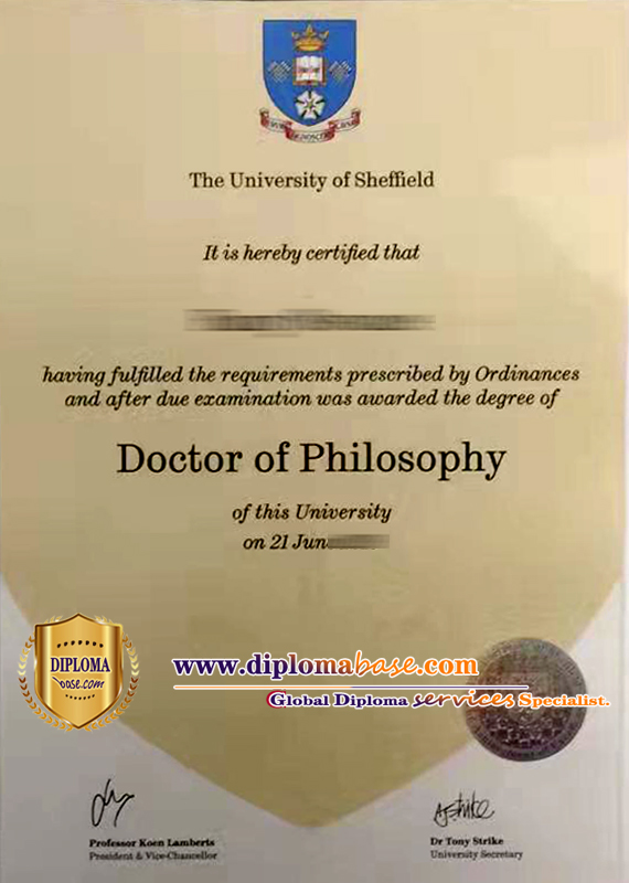 How to get a high paying job with a fake University of Sheffield?