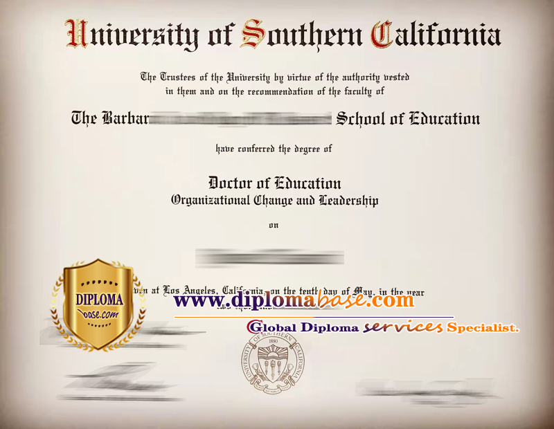Buy fake University of Southern California degrees quickly.