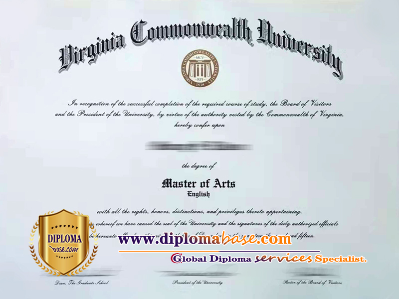 How to buy an exact copy of a Virginia Commonwealth University diploma.