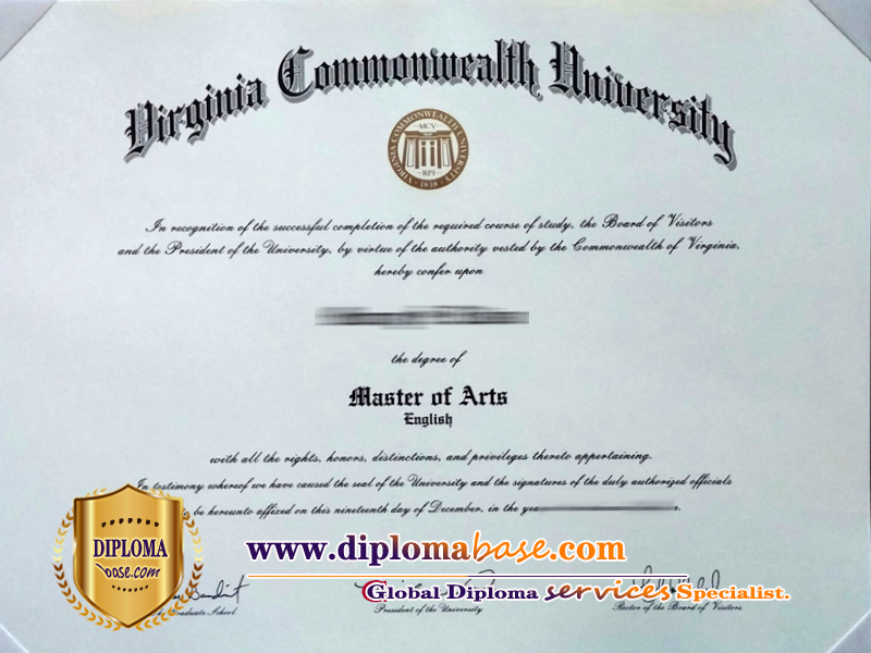 A way to buy fake diplomas from Virginia Commonwealth University online?