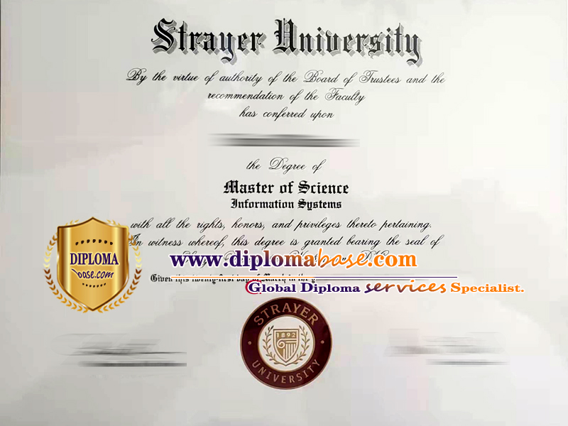 Where to buy a Bachelor's degree from Strayer University.
