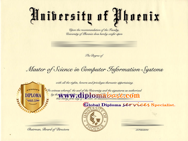 How to make a fake degree from University of Phoenix?