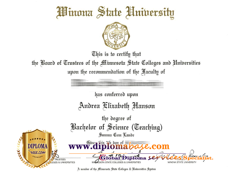 Is it Safe to buy a fake Winona State University diploma online?