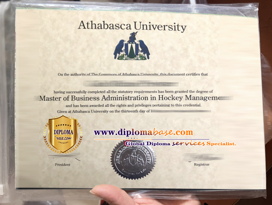 How to fake a diploma from Athabasca University?