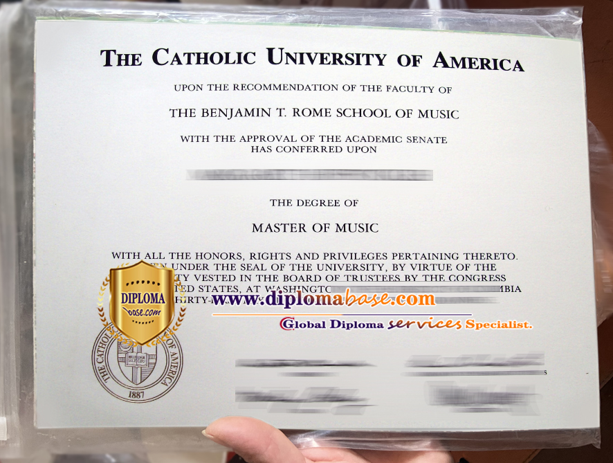 Buy a fake diploma from Catholic University online.