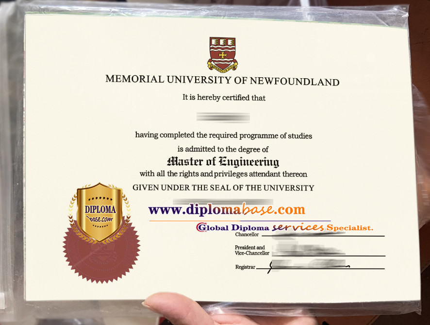Purchase a legitimate fake diploma from Memorial University of Newfoundland