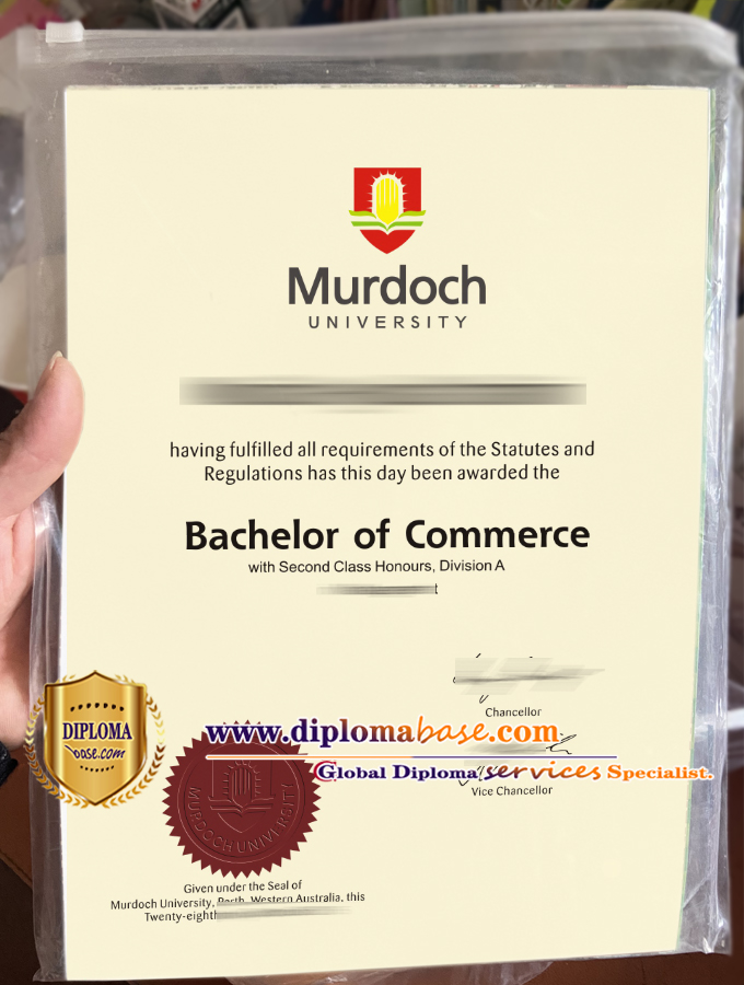 You can buy a fake diploma from Murdoch College as soon as a few days
