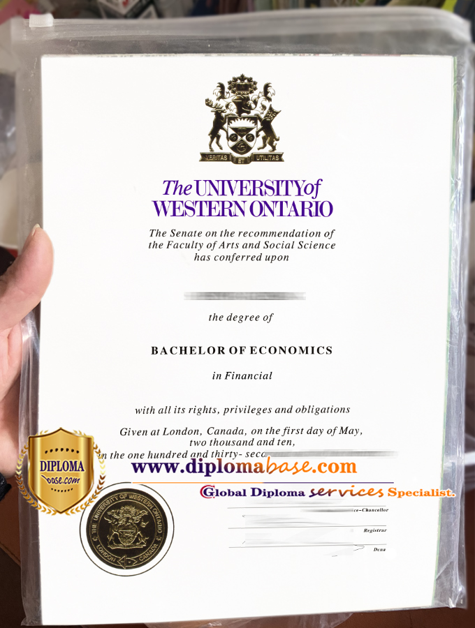 Buy Western University online, also known as The University of Western Ontario Fake Diploma