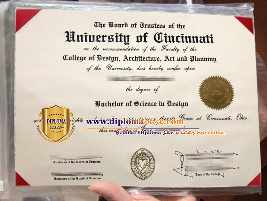 Buy a 100% copy of a fake University of Cincinnati diploma online